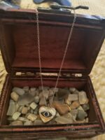 Devil's Eye NECKLACE – Silver / Navy - Image 2