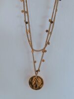 Meladi muse διπλό κολιέ