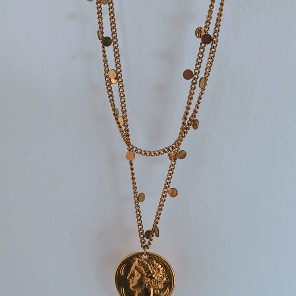 Meladi muse διπλό κολιέ