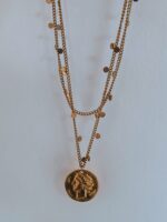 Meladi muse διπλό κολιέ