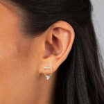 Rhoda EARRINGS – Silver Flower Sparkle - Image 2