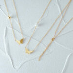 Butterfly Wings NECKLACE – Silver Sparkle - Image 3