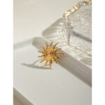 Solea Ring – Boho Δαχτυλίδι Ήλιου από Ανοξείδωτο Ατσάλι, Επιχρυσωμένο / Platinum - Image 4