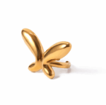 💍 Gigi Δαχτυλίδι Πεταλούδα – Stainless Steel