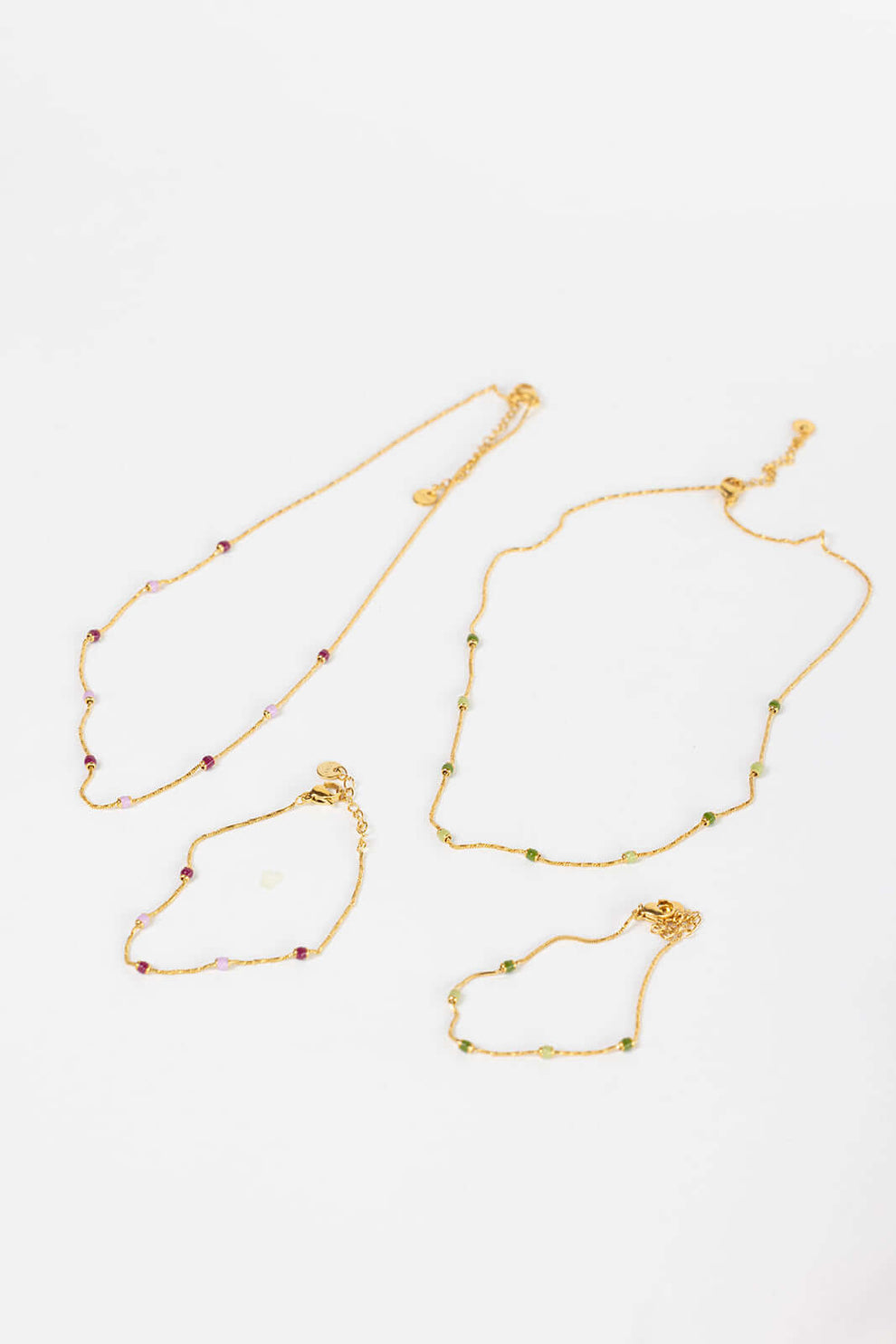 X7A8249 Playful Spirit NECKLACE – Colorful Stainless Steel Beads - Image 1