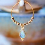 Σκουλαρίκια Pipa Λαμπραδορίτη - Image 3