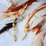 Σκουλαρίκια Adrika με Λαμπραδορίτη - Image 5