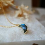 Κολιέ Σελήνη Tandava με Λαβραδορίτη – Χειροποίητο Ginandger