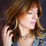 Κολιέ Συμάρα με Όστρακο Abalone και Μαύρο Σπινέλιο - Image 2