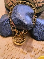 Χρυσό Βραχιόλι Boho με Νόμισμα