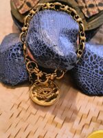 Χρυσό Βραχιόλι Boho με Νόμισμα