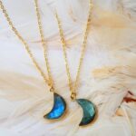 Κολιέ Σελήνη Tandava με Λαβραδορίτη – Χειροποίητο Ginandger - Image 3