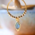 Σκουλαρίκια Pipa Λαμπραδορίτη - Image 4