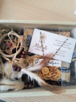 Sunshine Kit – Κολιέ Ήλιος από Ανοξείδωτο Ατσάλι με Ονειροπαγίδα &Φυσικό Αμέθυστο