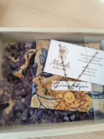 Sunshine Kit – Κολιέ Ήλιος από Ανοξείδωτο Ατσάλι με Ονειροπαγίδα &Φυσικό Αμέθυστο - Image 2