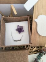 Meladi Boho Gift Box “Mama’s Harmony” – Κουτί Δώρου με Κερί Σόγιας, Κόσμημα & Φυσικές Πέτρες - Image 3