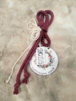 Χειροποίητο γούρι ξύλινο νονά 2026 - Image 2