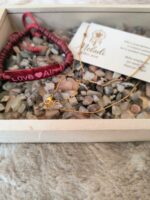 Boho Κιτ «Love & Light» – Κολιέ Stainless Steel Βελγίου & Φυσικό Βραχιόλι Καρύδας Ινδονησίας σε Ξύλινο Κουτί - Image 2