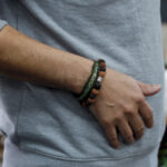 Rudraksha Buddha Bangle Mala – Αυθεντικό Βραχιόλι Ινδονησίας (mix) - Image 4