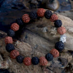 Rudraksha Buddha Bangle Mala – Αυθεντικό Βραχιόλι Ινδονησίας (mix) - Image 5