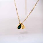 Χειροποίητο Κολιέ-Γούρι 2026 με Σμάλτο & Επίχρυσο «26»