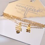 Χειροποίητο Κολιέ Γούρι 2026 με Άγγελο & Επίχρυσο '26 - Image 3