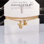 Χειροποίητο Κολιέ Γούρι 2026 με Άγγελο & Επίχρυσο '26 - Image 2