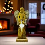 Άγγελος Ειρήνης από Ξύλο Μάνγκο | 30 εκ. - Image 2