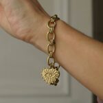 Βραχιόλι Καρδιά με Μάτι από Ατσάλι 316L – 7bis - Image 2