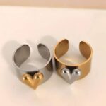 Ρυθμιζόμενο Δαχτυλίδι με Καρδιά – Wild & Free