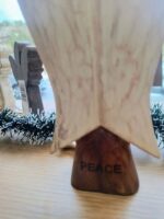 Αγγελάκι Hati-Hati – Peace | Χειροποίητο Ξύλινο (20 εκ.) - Image 2