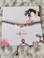 Χειροποίητο γούρι Βραχιόλι καρδιά