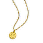 Κολιέ “Friends” – Wish Coin με επιχρύσωση 18K, αλυσίδα & clip