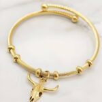 Bohemian Western Βραχιόλι με Cow Skull – Wild & Free