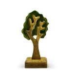 Ξύλινη 3D Διακόσμηση «Μοναχικό Δέντρο στο Δάσος» από Ξύλο Μάνγκο – Handcrafted & Fair Trade