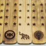 Χειροποίητη Βάση Στικ Θυμιάματος από Φυσικό Ξύλο Μάνγκο – Εσώτερα Σχέδια - Image 2