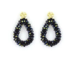 Σκουλαρίκια Mae με Χάντρες από Ανοξείδωτο Ατσάλι – Folie à Trois