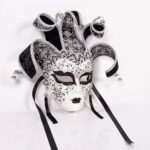 Χειροποίητη Βενετσιάνικη Μάσκα Dame 5 Ricci (5 μπούκλες) – Συλλεκτική - Image 3