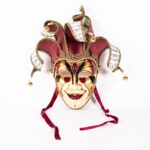 Χειροποίητη Βενετσιάνικη Μάσκα Joker με Φύλλο Χρυσού 24Κ - Image 3