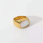 Δαχτυλίδι 90’s Culture με Φίλντισι από Ανοξείδωτο Ατσάλι – Folie à Trois - Image 2