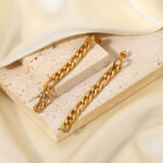 Σκουλαρίκια Good Vibrations με Αλυσίδα από Ανοξείδωτο Ατσάλι – Folie à Trois - Image 3