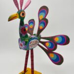 Χειροποίητο Ξύλινο Παγώνι Nahual – Γουατεμάλας 49 εκ - Image 2