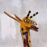 Χειροποίητη Ξύλινη Καμηλοπάρδαλη Nahual – Γουατεμάλας 70 εκ - Image 3