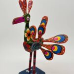 Χειροποίητο Ξύλινο Παγώνι Nahual – Γουατεμάλας 49 εκ - Image 4