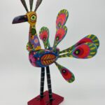 Χειροποίητο Ξύλινο Παγώνι Nahual – Γουατεμάλας 49 εκ - Image 5