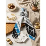 Boho Στέκα Μαλλιών με Φουλάρι (Scrunchie Style) - Image 2