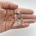 Διαφανής Χαλαζίας (Rock Crystal) Κουκουβάγια Α Ποιότητας από Βραζιλία – Λίθος Σοφίας & Διαύγειας