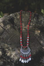 Boho Statement Κολιέ Πολυεπίπεδο με Γεωμετρικά Μοτίβα – Casablanca Collection 4 - Image 5