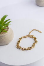 Βραχιόλι Αλυσίδα από Ανοξείδωτο Ατσάλι – Ρυθμιζόμενο - Image 2