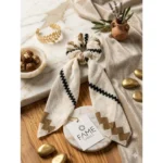 Boho Στέκα Μαλλιών με Φουλάρι (Scrunchie Style)